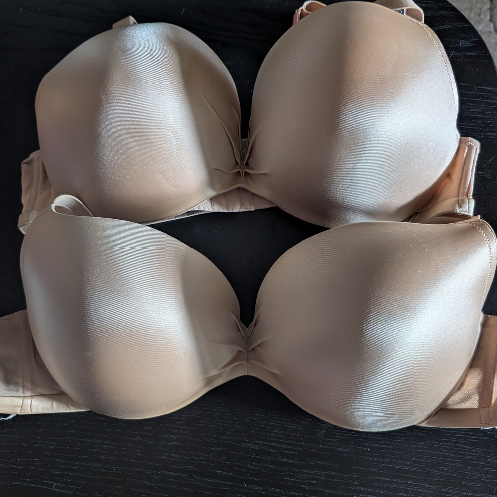 Cacique 44DD Max Boost Plunge Bra Set Of 2